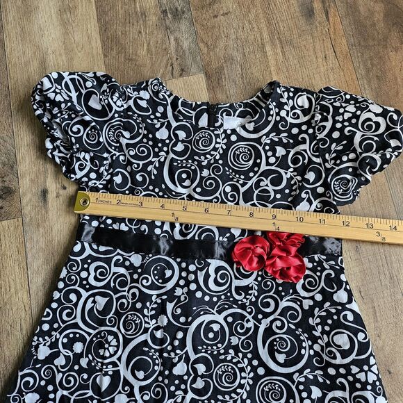 Hanna Andersson Heart Scroll Dress Girls Size 110 (Approx. 5 Years) - Picture 7 of 9